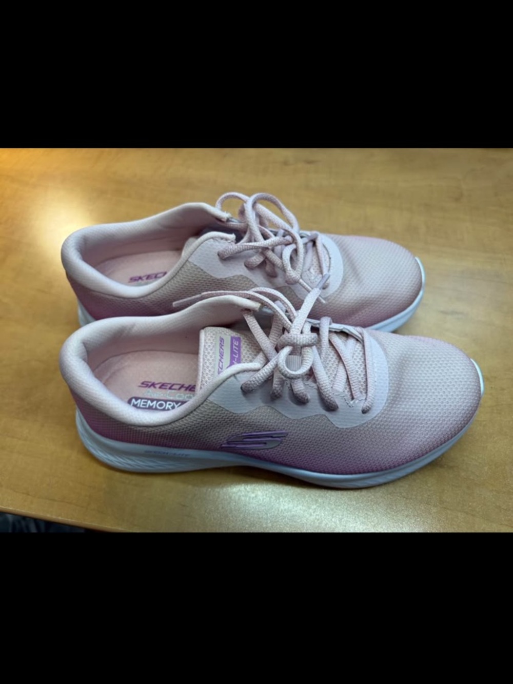 Skechers Women's Pink Memory Foam Athletic Sneakers